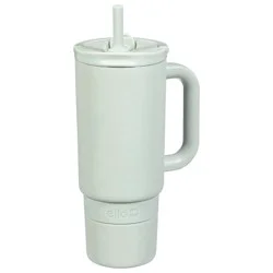 Ello Pop & Fill 30 oz Stainless Steel Water Bottle - Sage