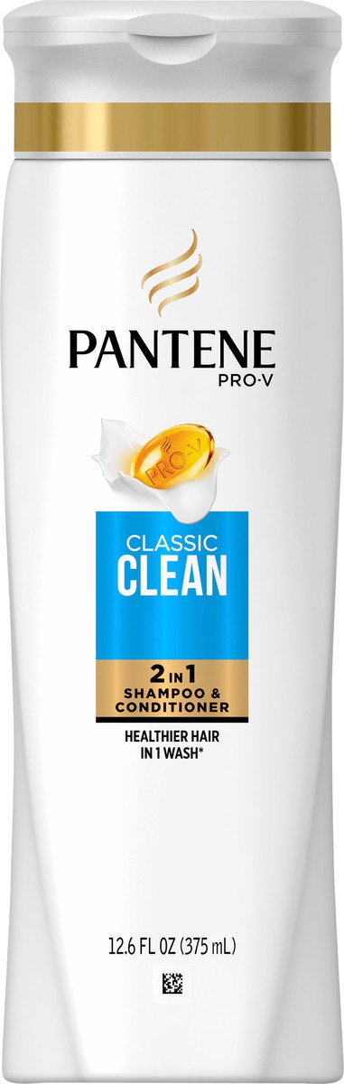 slide 2 of 3, Pantene Pro-V Classic Clean 2 in 1 Shampoo & Conditioner 12.6 fl oz Bottle, 12.6 fl oz