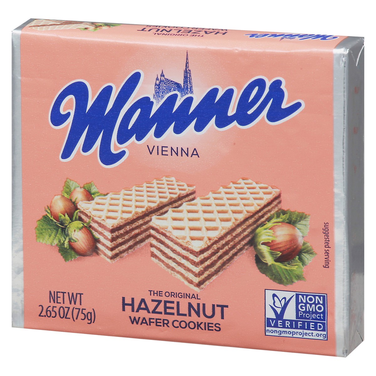 slide 4 of 10, Manner Vienna Hazelnut Original Wafer Cookies 2.65 oz, 2.65 oz