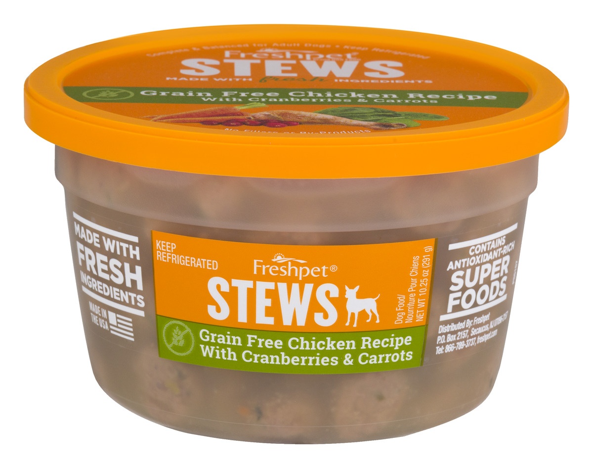 slide 1 of 2, Freshpet Grain Free Chicken Stew Wet Dog Food, 10.25 oz