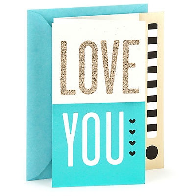 slide 1 of 1, Hallmark Everyday Love Card, Romantic Birthday Card, or Anniversary Card (Love You Lots) #E55, 1 ct