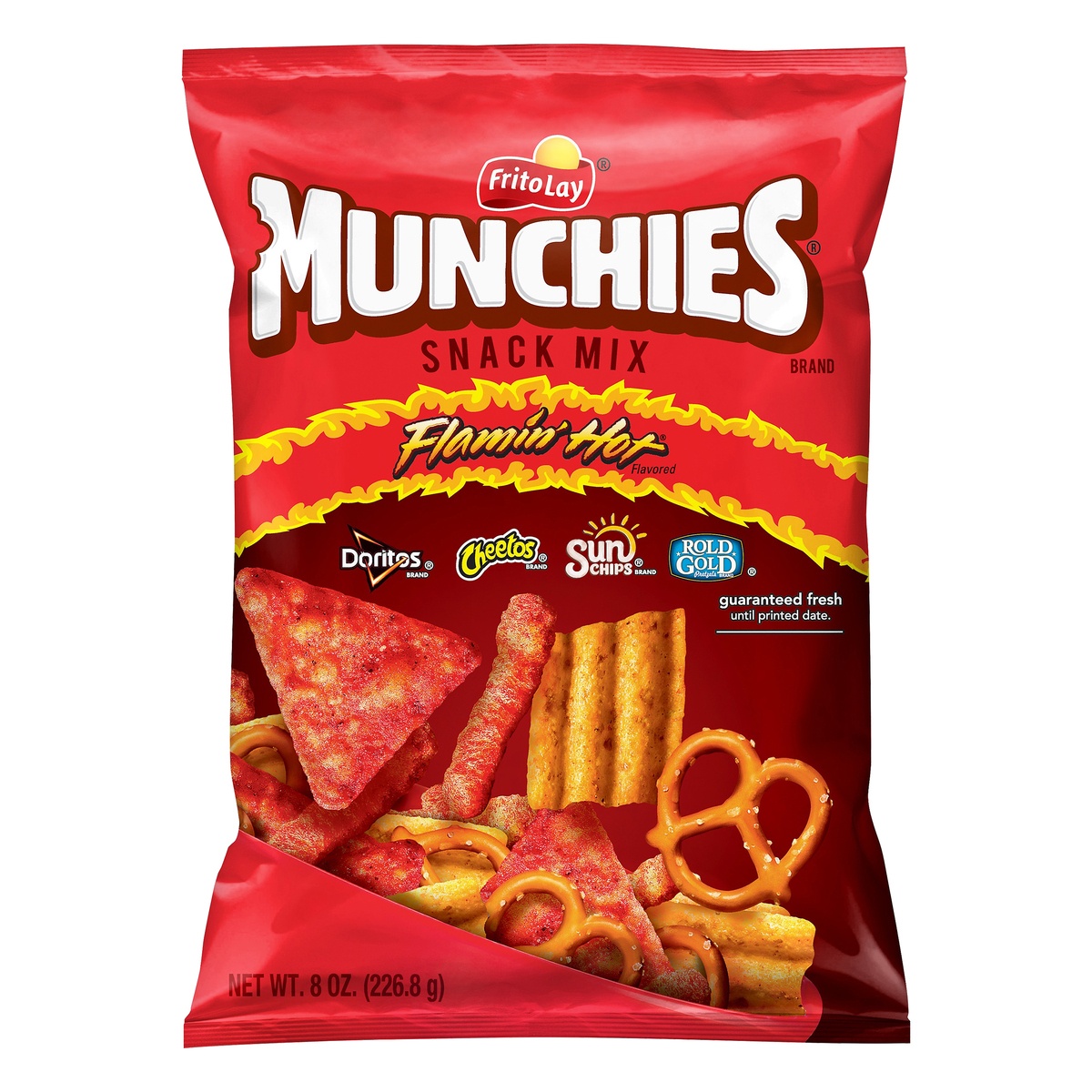 slide 1 of 3, Munchies Flamin' Hot Flavored Snack Mix - 8oz, 8 oz