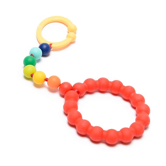 slide 1 of 1, Chewbeads Baby Gramercy Teether Stroller Toy - Rainbow, 1 ct