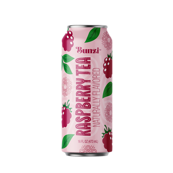 slide 1 of 1, Hy-Vee Bunzi Raspberry Tea, 16 fl oz