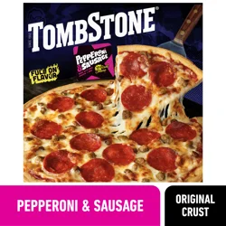 Tombstone Original Crust Pizza, Pepperoni and Sausage Pizza, Freezer Pizza (Frozen)