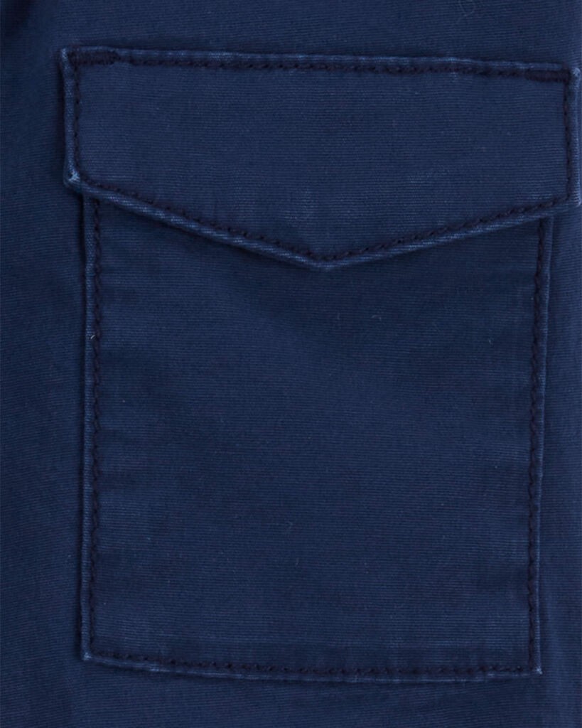 slide 3 of 3, Oshkosh Toddler Drawstring Pants Navy 4T, 1 ct