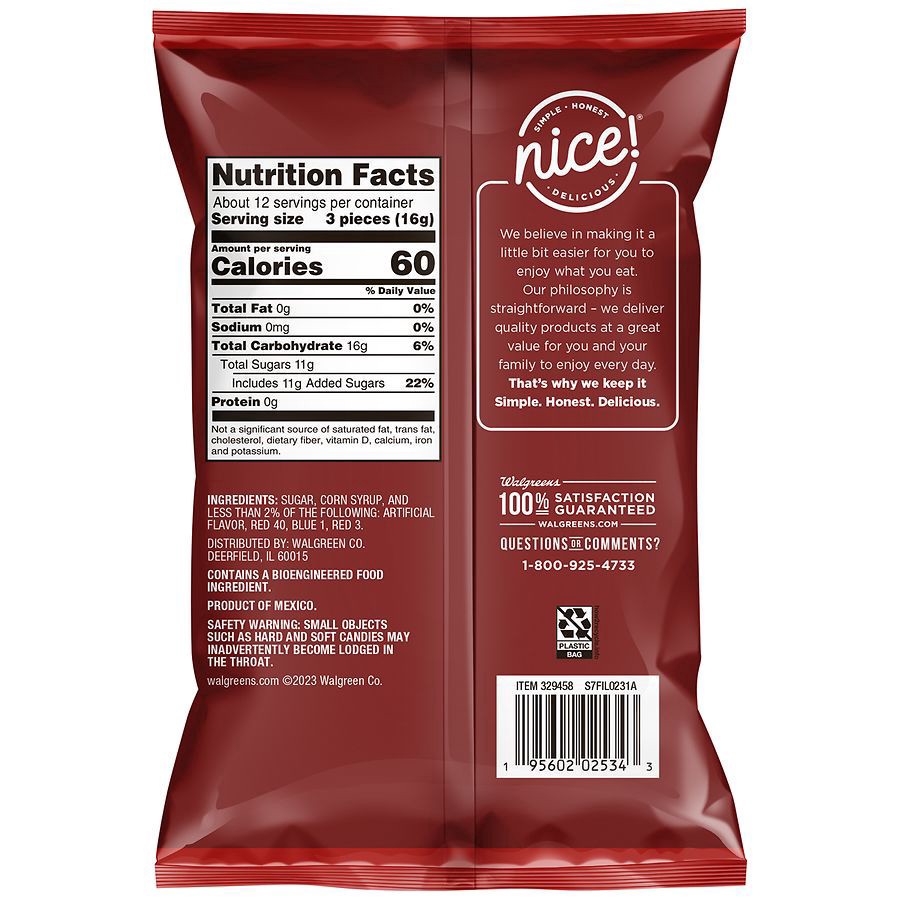 slide 2 of 2, Nice! Discs Hard Candy Cinnamon, 7 oz