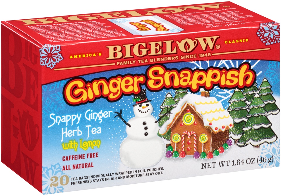 slide 2 of 7, Bigelow Ginger Snappish Herb Tea, 20 ct