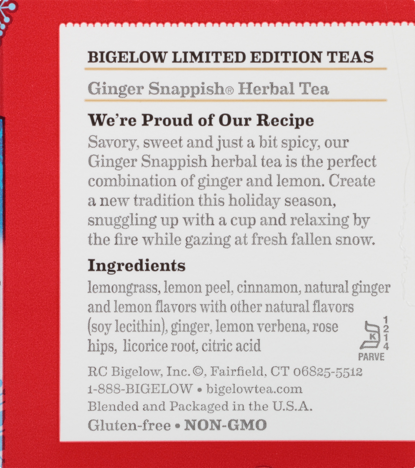 slide 5 of 7, Bigelow Ginger Snappish Herb Tea, 20 ct