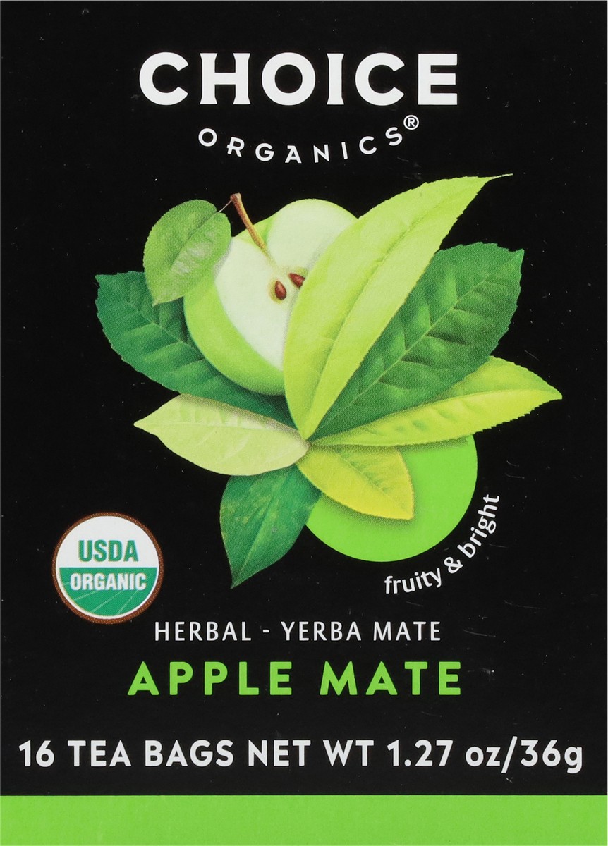slide 7 of 11, Choice Organics Apple Mate Herbal Tea 16 Tea Bags, 16 ct