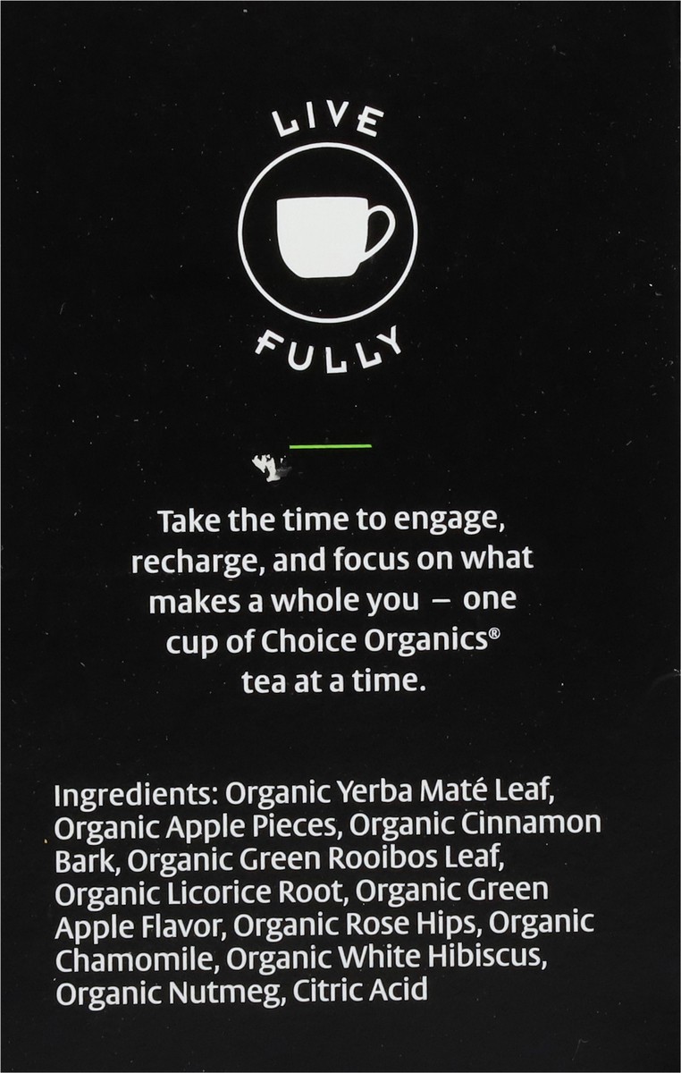 slide 4 of 11, Choice Organics Apple Mate Herbal Tea 16 Tea Bags, 16 ct