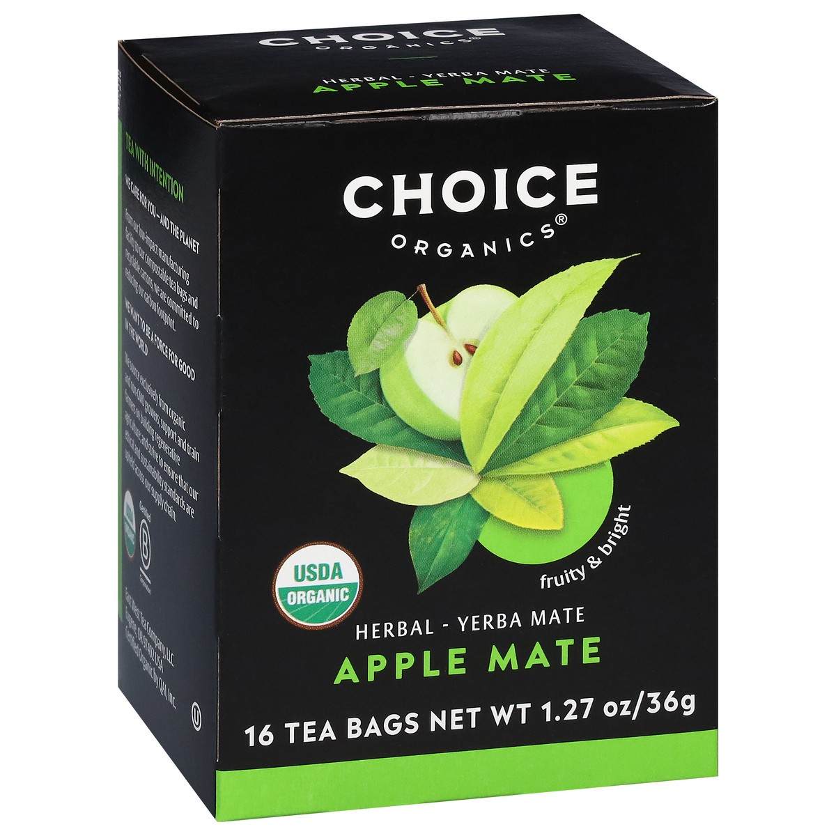 slide 11 of 11, Choice Organics Apple Mate Herbal Tea 16 Tea Bags, 16 ct