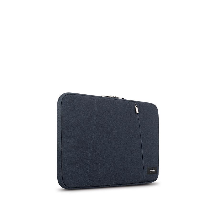 slide 3 of 3, Solo Oswald Computer Sleeve For Laptops/Tablets, Blue, Slv1613-5, 13.3 in