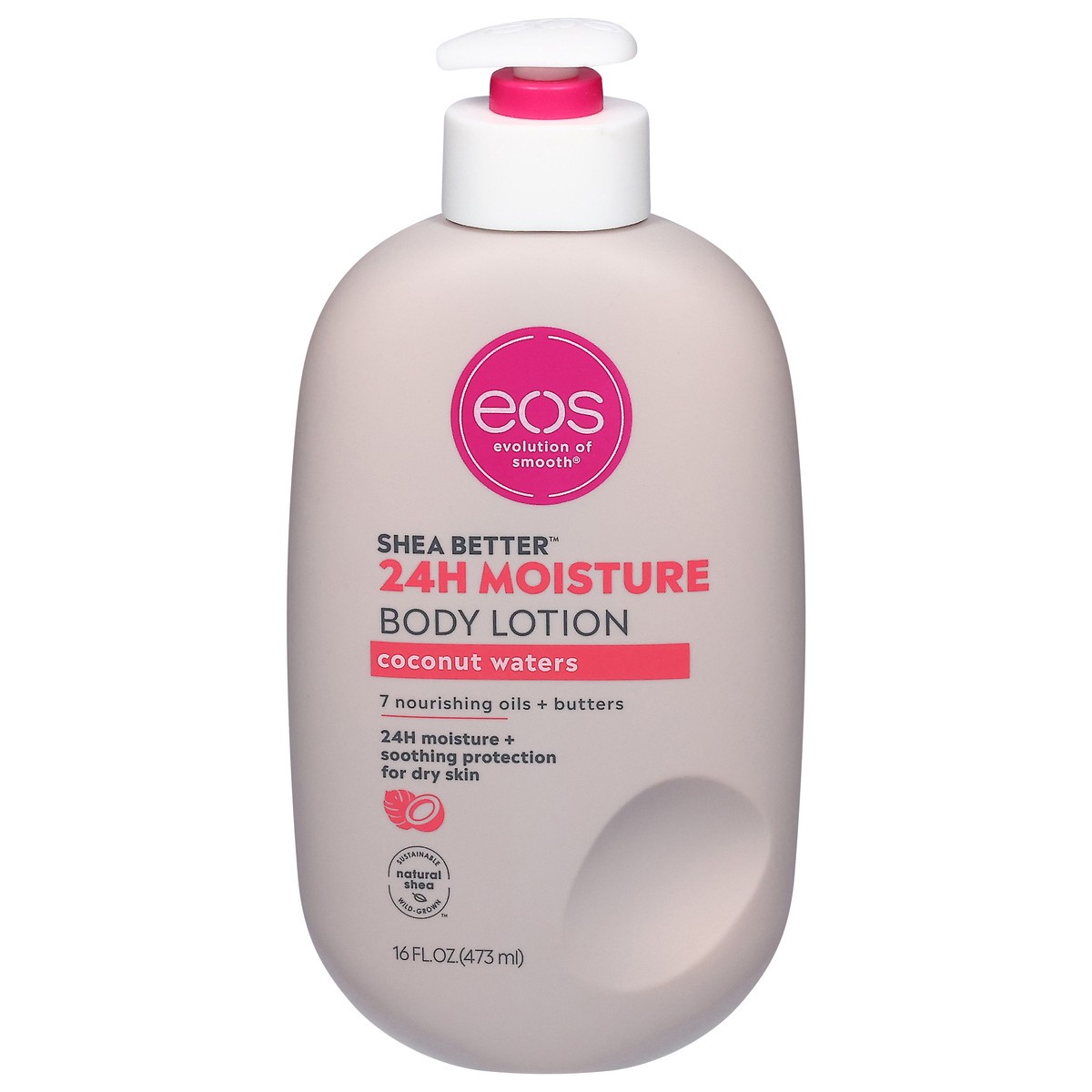 slide 1 of 15, eos Shea Better 24h Moisture Coconut Waters Body Lotion 16 fl oz, 16 fl oz