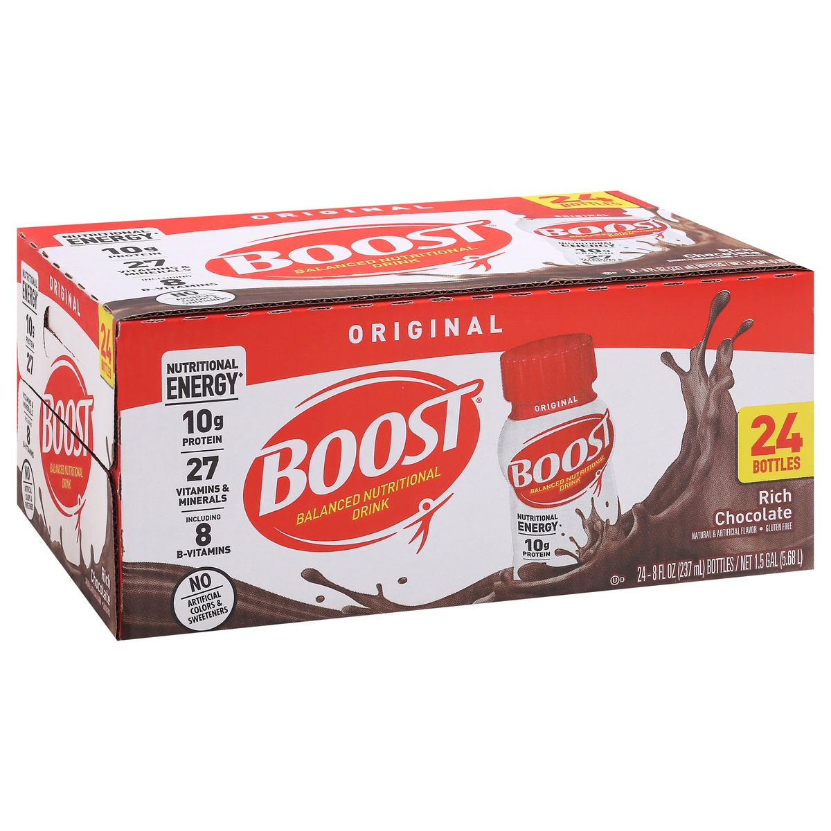 slide 11 of 11, Boost Original Ready To Drink Nutritional Drink, Rich Chocolate Nutritional Shake, 24 ct