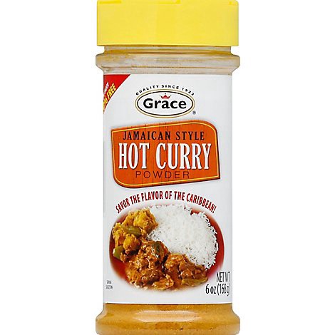 slide 1 of 1, Grace Hot Curry Powder - 6 Oz, 6 oz