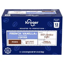 Kroger French Vanilla Coffee - 12 ct