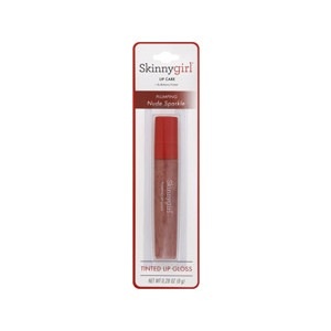 slide 1 of 1, Skinnygirl Lip Care Plumping Nude Sparkle Tinted Lip Gloss, 0.28 oz; 8 gram