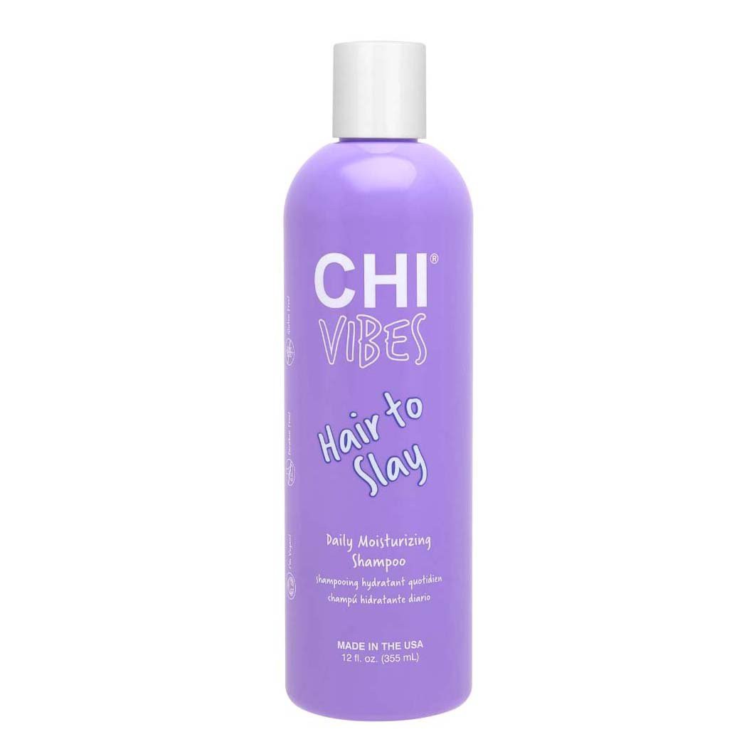 slide 1 of 1, CHI Vibes Hair To Slay Daily Moisturizing Shampoo, 12 oz