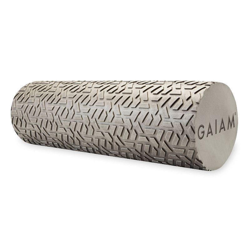 slide 1 of 3, Gaiam Restore Textured Foam Roller, 18 in