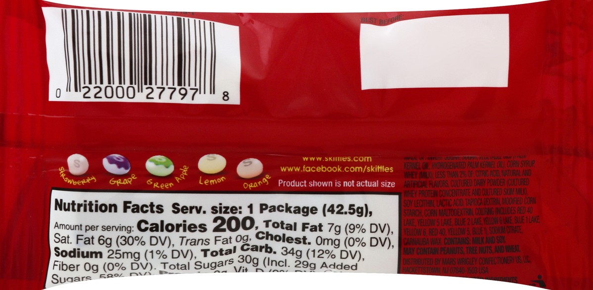 slide 2 of 6, SKITTLES Dips Yogurt Coated Fruit Candy, 1.5-Ounce Singles Size Bag, 1.5 oz