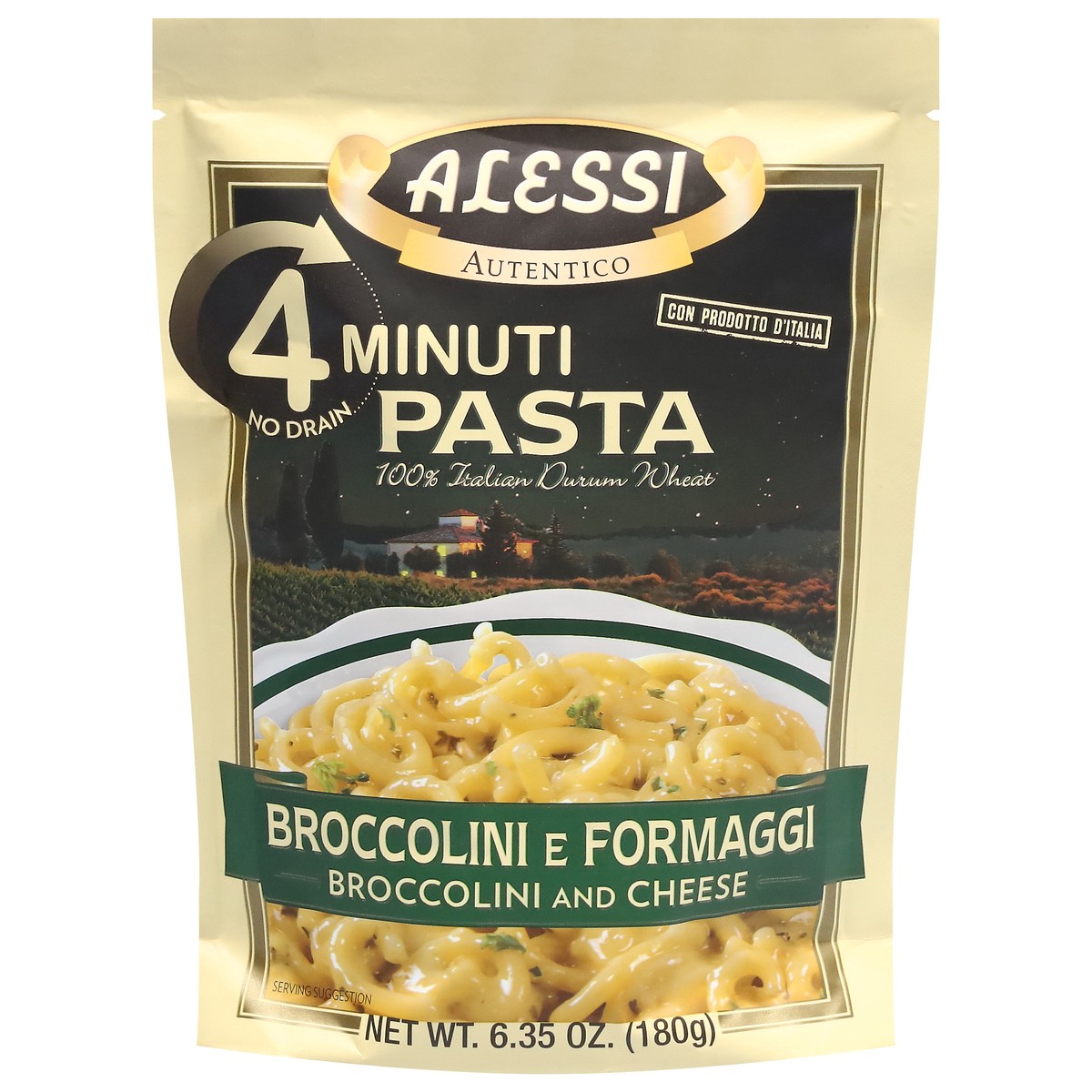 slide 10 of 13, Alessi Brccoli E Formaggi Pasta - 6.35 oz, 6.35 oz