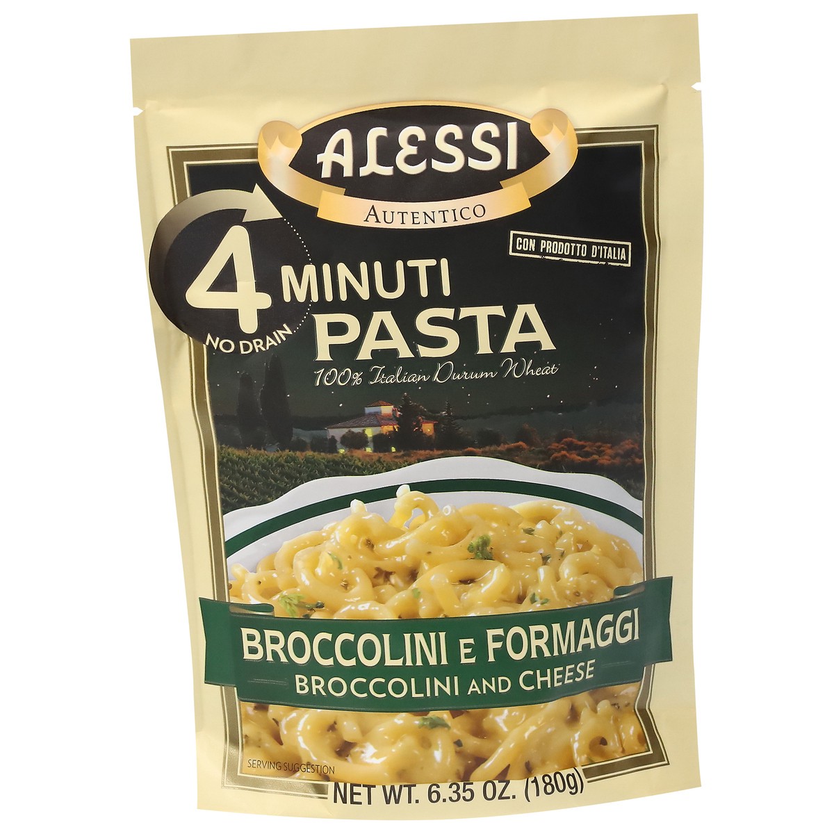 slide 4 of 13, Alessi Brccoli E Formaggi Pasta - 6.35 oz, 6.35 oz