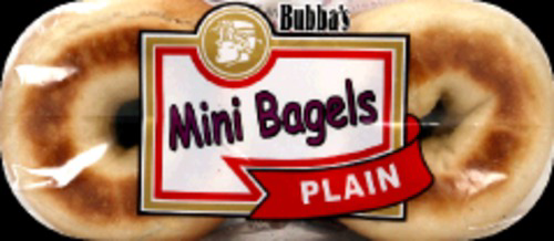slide 1 of 1, Bubba's Skinny Plain Bagels, 12.5 oz