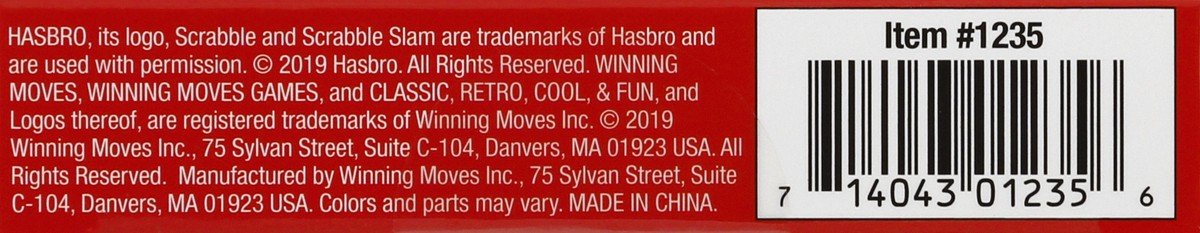 slide 6 of 11, Scrabble Slam Crossword Game 1 ea, 1 ct