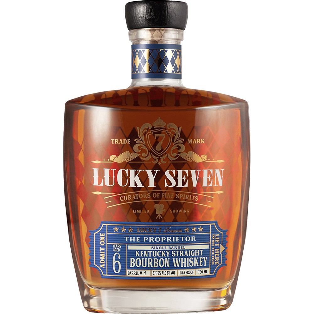 slide 1 of 1, Lucky Seven Proprietor 6yr Brlsel, 750 ml