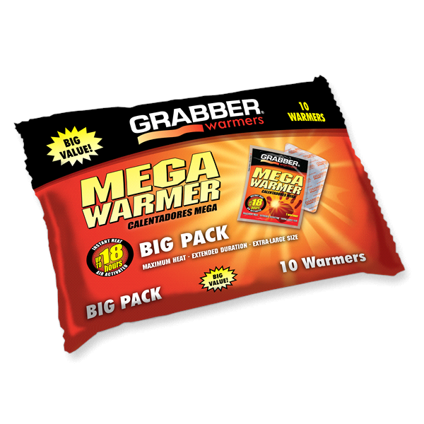 slide 1 of 1, Grabber Mega Warmer, 10 ct