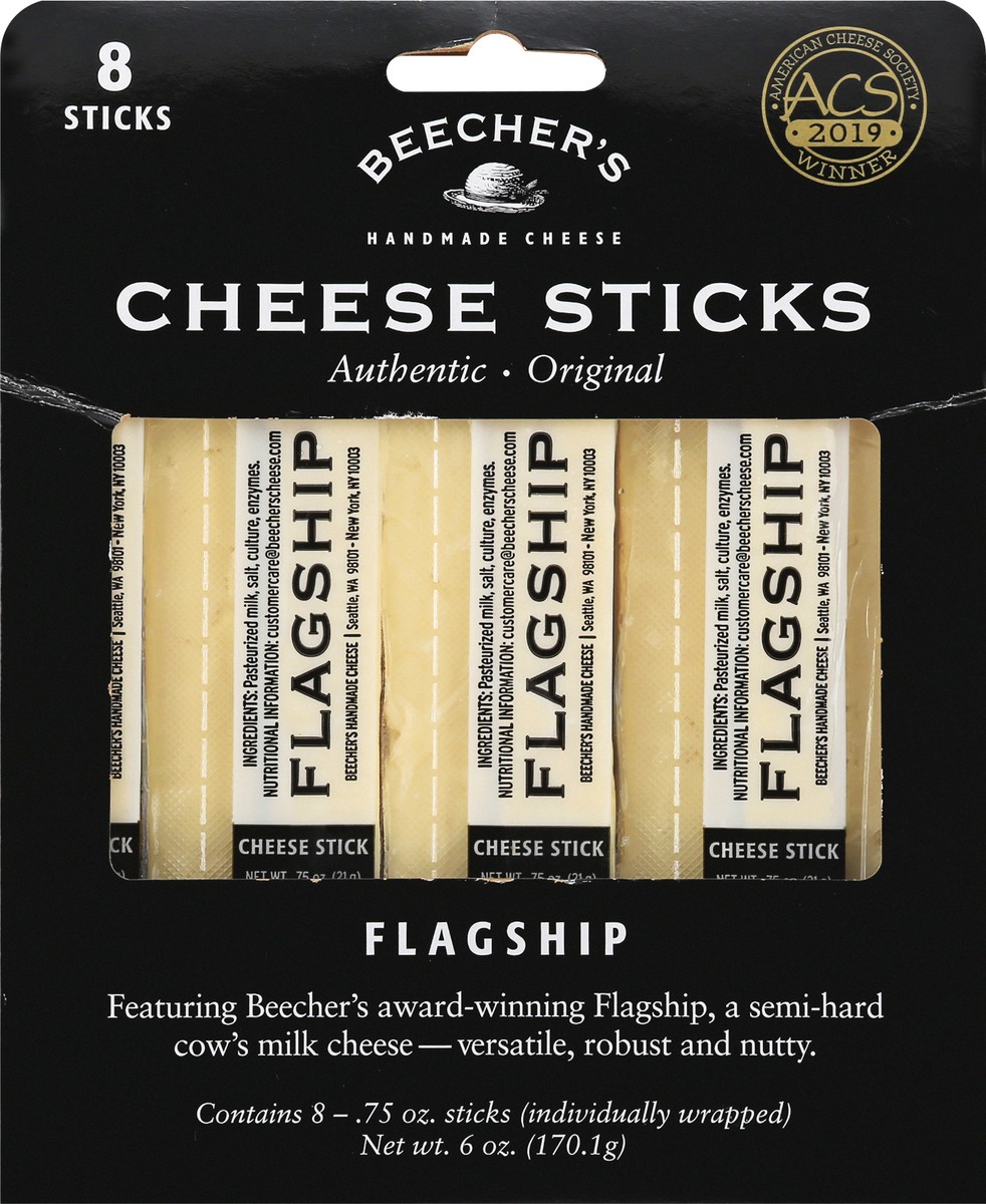 slide 9 of 11, Beecher's Flagship Cheese Sticks 8 ea, 8 ct