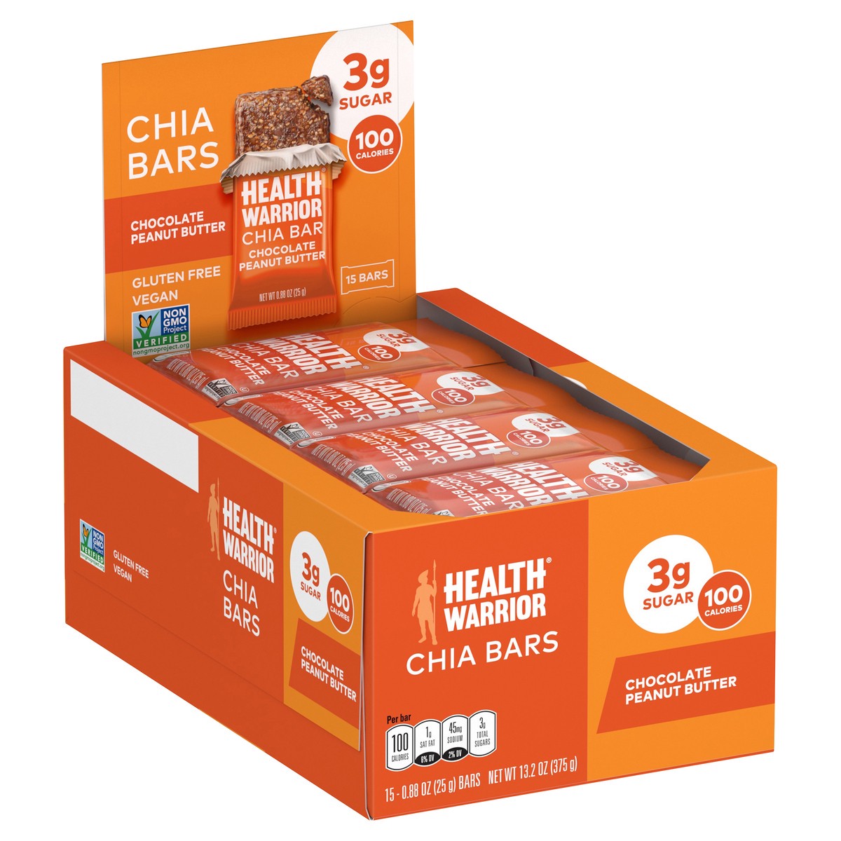 slide 4 of 10, Health Warrior Chia Bar, 13.2 oz