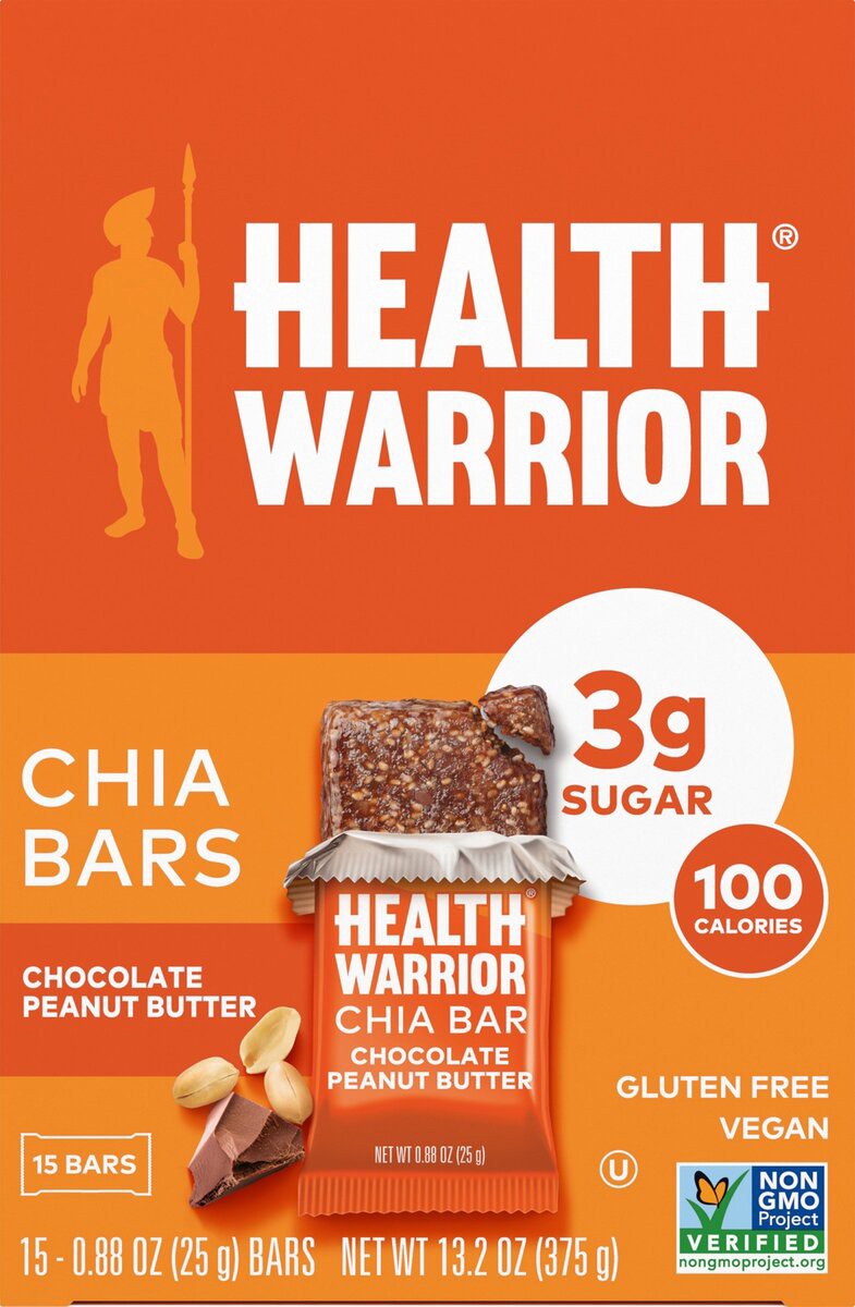 slide 6 of 10, Health Warrior Chia Bar, 13.2 oz