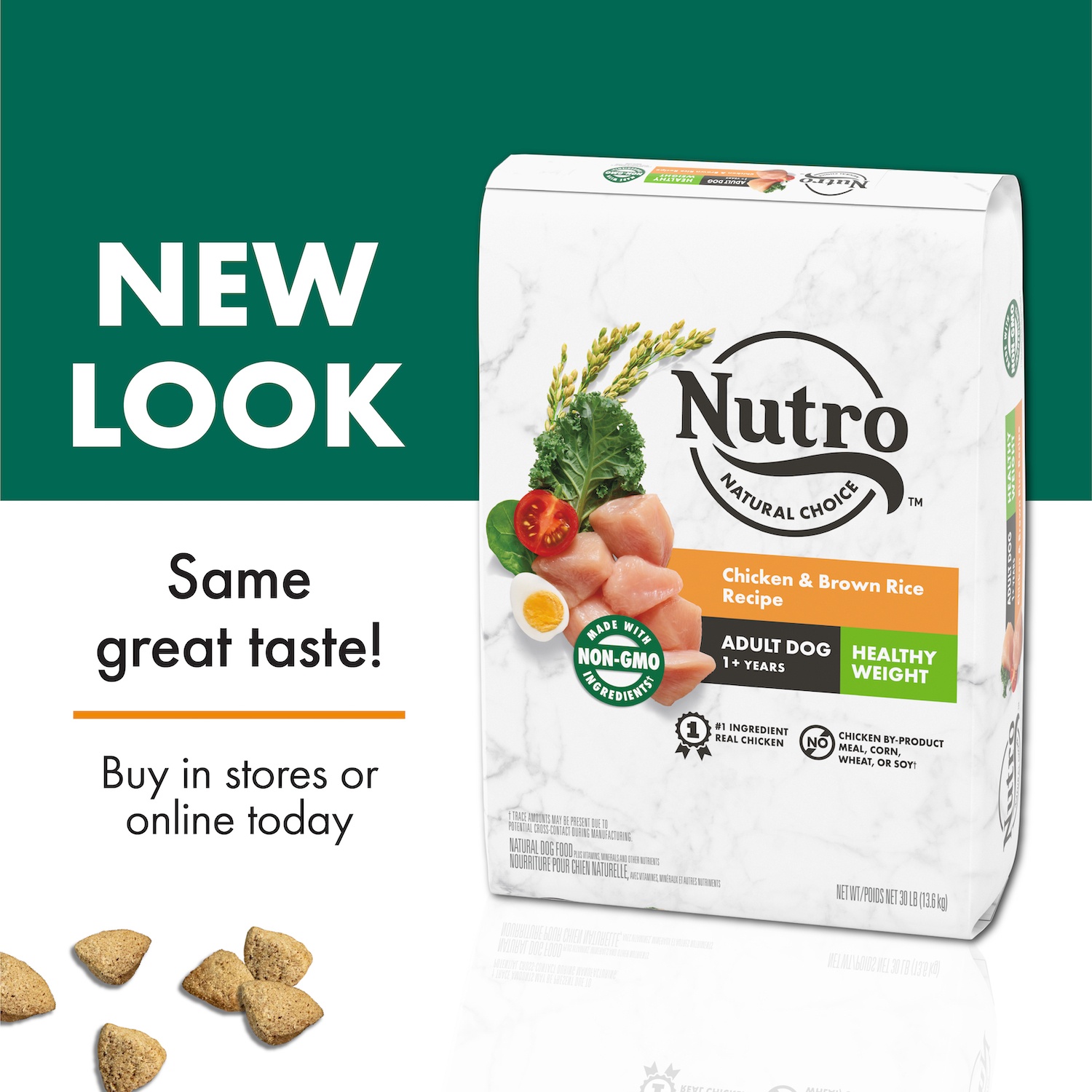NUTRO NATURAL CHOICE Healthy Weight Adult Dry Dog Food Chicken Brown 