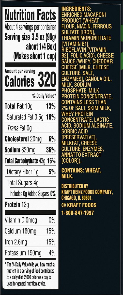 slide 4 of 9, Cracker Barrel Sharp White Cheddar Macaroni & Cheese Dinner, 14 oz Box, 14 oz