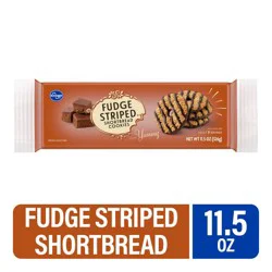 Kroger Fudge Striped Shortbread Cookies