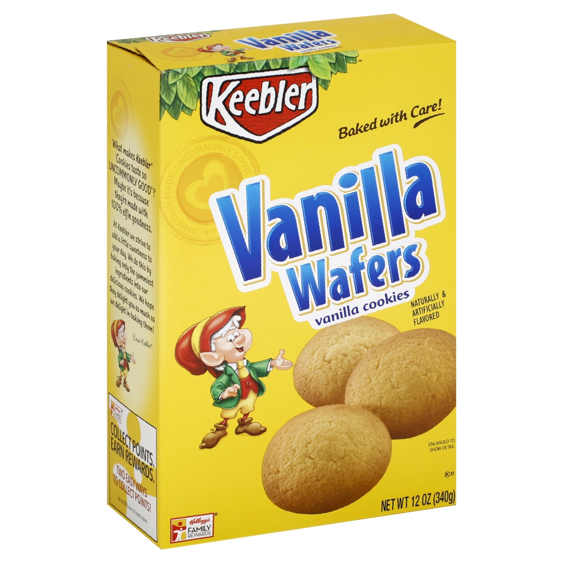 slide 1 of 2, Keebler Vanilla Wafers, 12 oz
