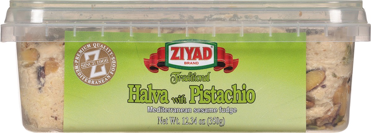 slide 9 of 13, Ziyad Traditional Halva with Pistachio 12.34 oz, 12.34 oz