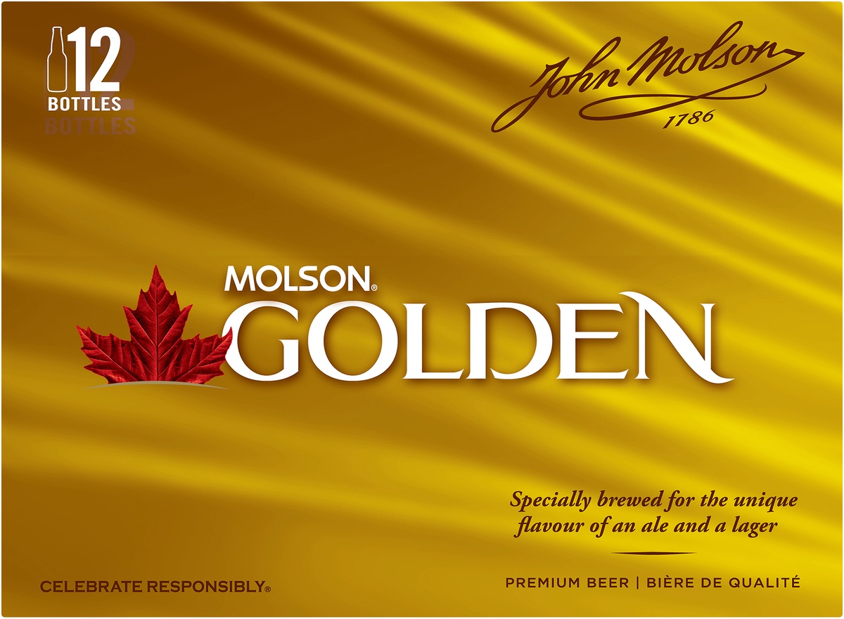 slide 3 of 7, Molson Breweries of Canada Molson Golden, 12 ct; 12 oz