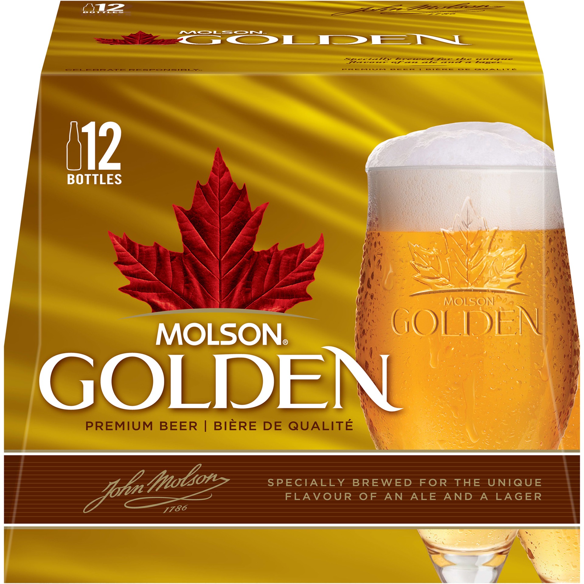 slide 5 of 5, Molson Golden Beer Bottles, 288 oz