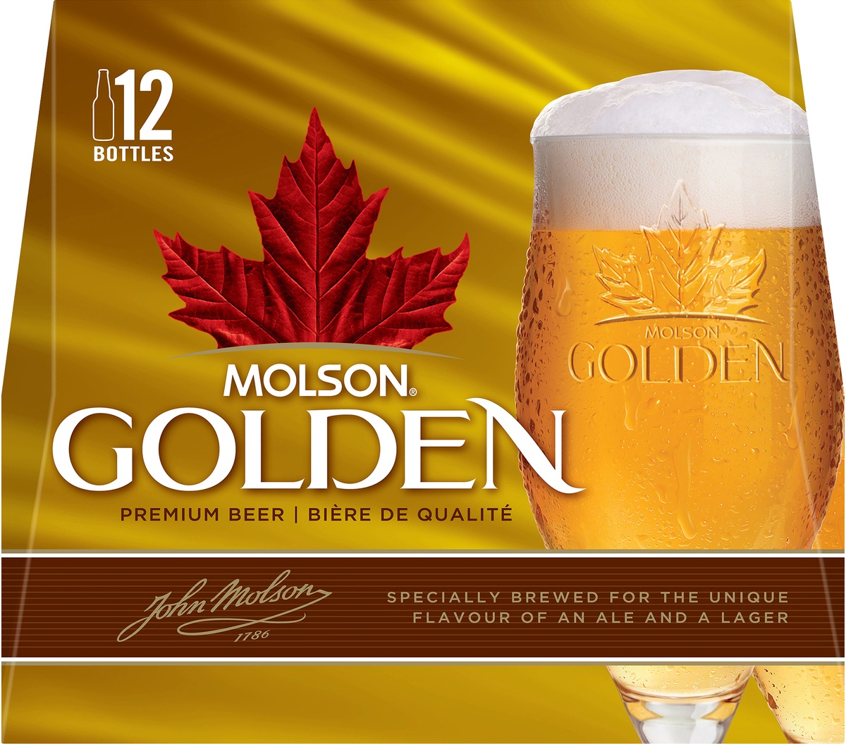 slide 6 of 7, Molson Breweries of Canada Molson Golden, 12 ct; 12 oz