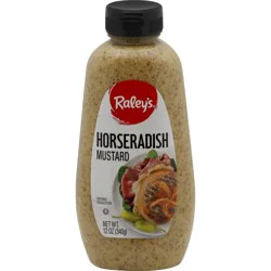 Raley's Deli Mustard with Horseradish - 12 oz