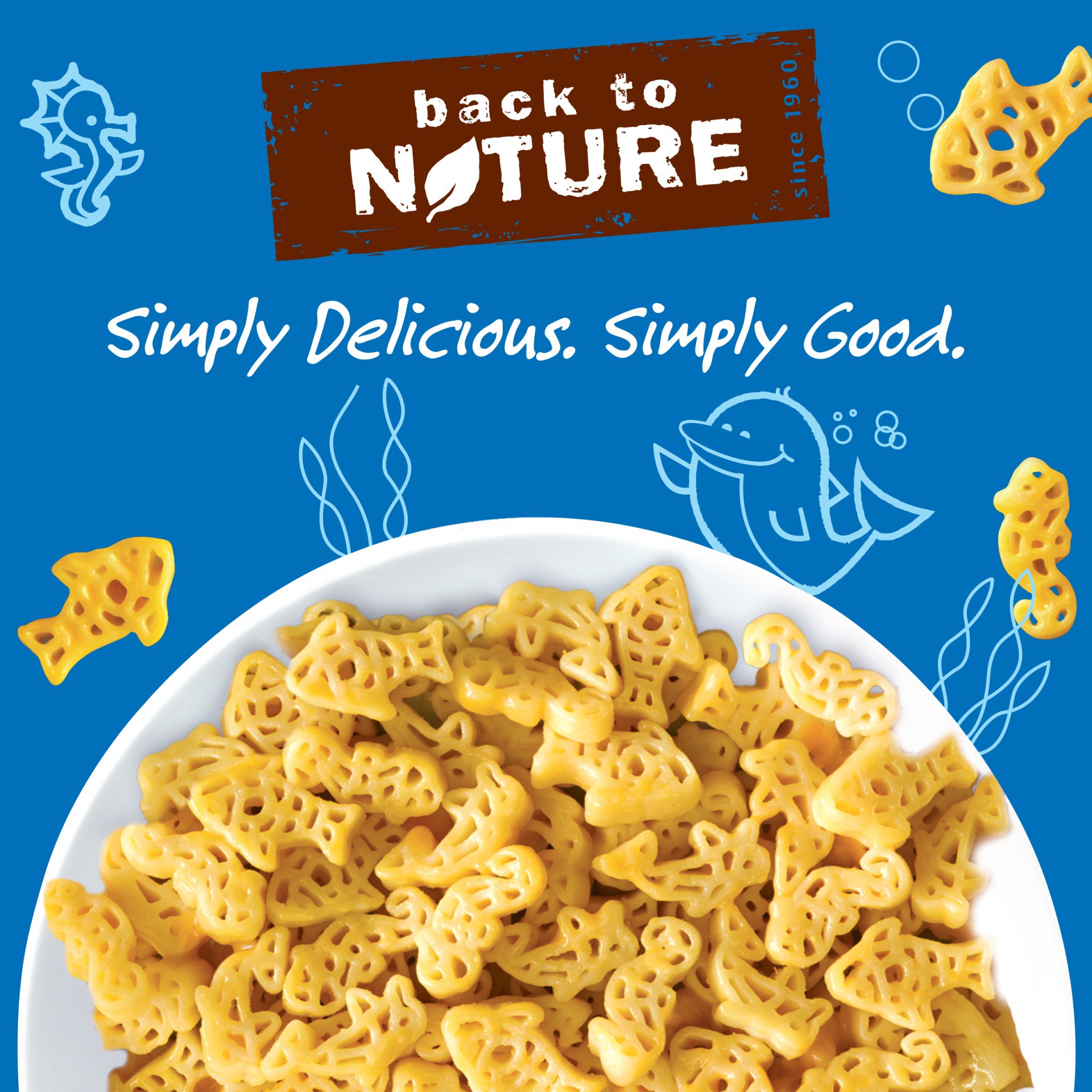 slide 10 of 11, Back to Nature Made With Organic Pasta Silly Sea Life Mac & Cheese, 6 oz