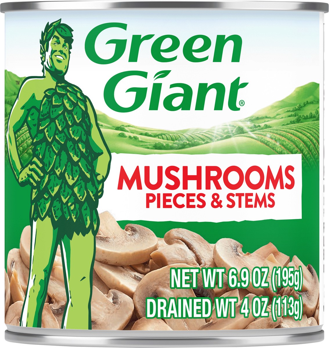 slide 6 of 9, Green Giant Mushroom Pieces & Stems Can, 4 oz