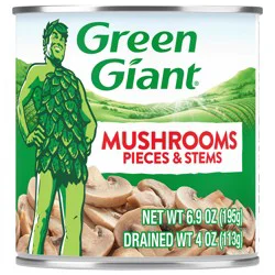 Green Giant Mushrooms Pieces & Stems, 6.9 oz