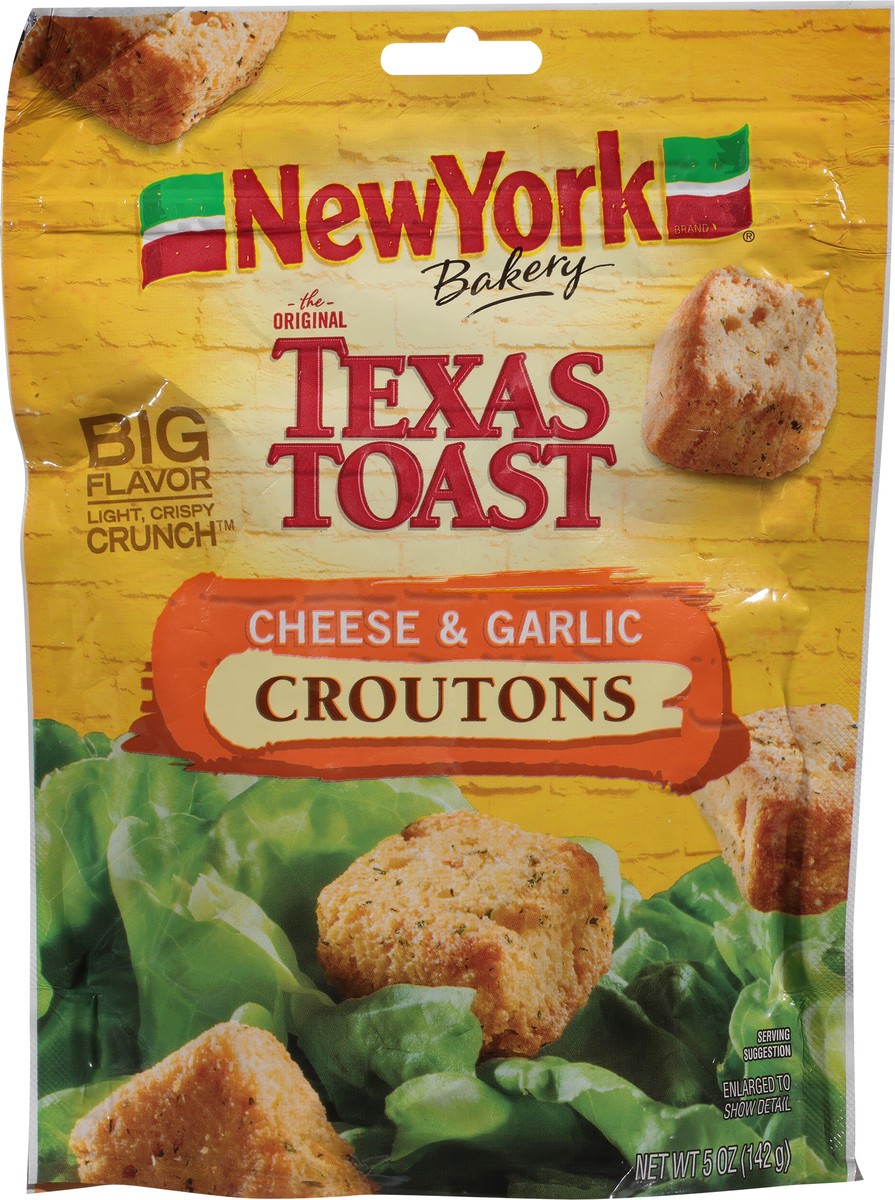 slide 1 of 14, New York Texas Toast Cheese & Garlic Croutons 5 oz, 5 oz