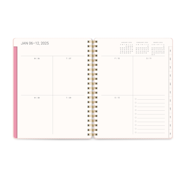 slide 7 of 10, 2025 Orange Circle Studio Weekly/Monthly Baxter Planner, 11"" X 8-5/8"", Lazy Daisies, January To December, 1 ct