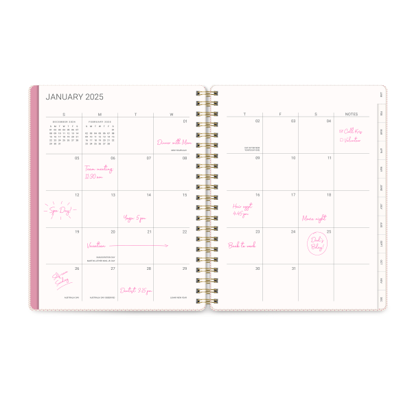 slide 3 of 10, 2025 Orange Circle Studio Weekly/Monthly Baxter Planner, 11"" X 8-5/8"", Lazy Daisies, January To December, 1 ct