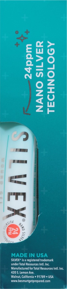 slide 7 of 14, Silvex 24 ppm Wound Gel 0.50 oz, 0.5 oz